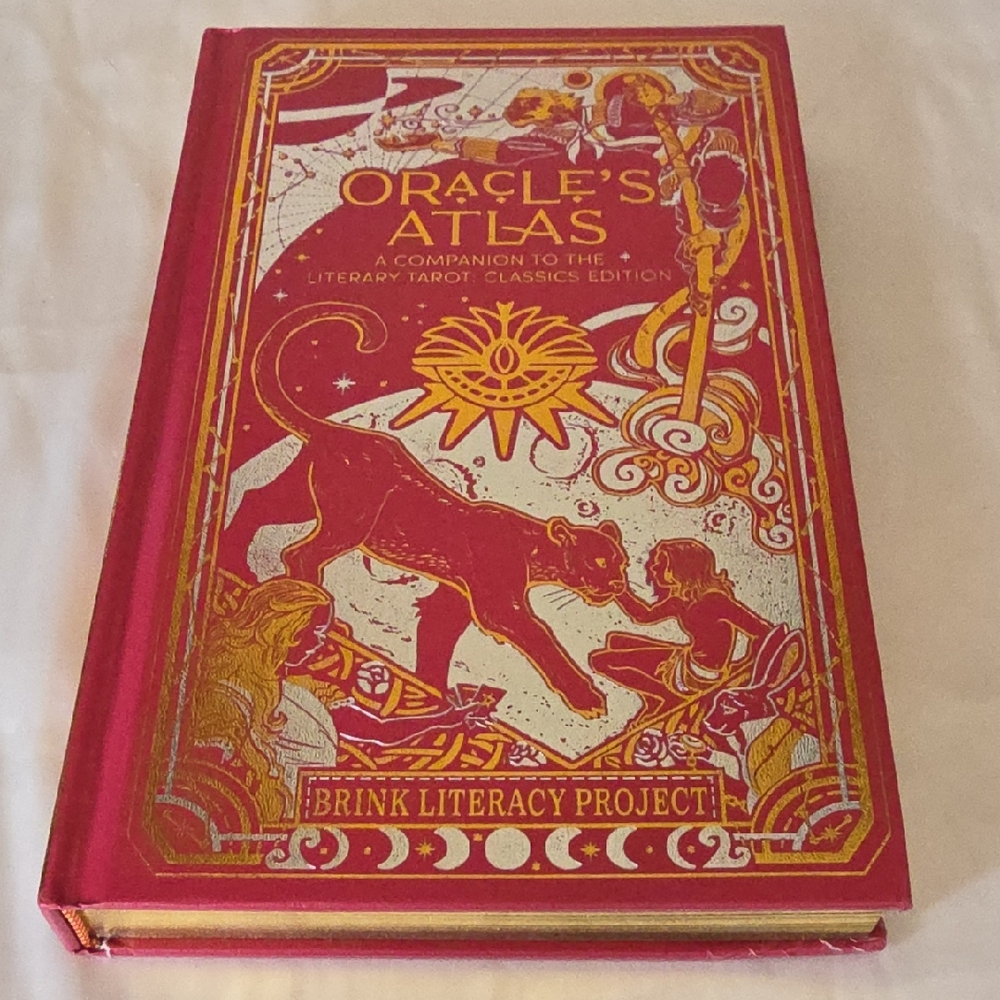 Oracle's Atlas Hardcover Book - Pink & Gold Illustrated Cover